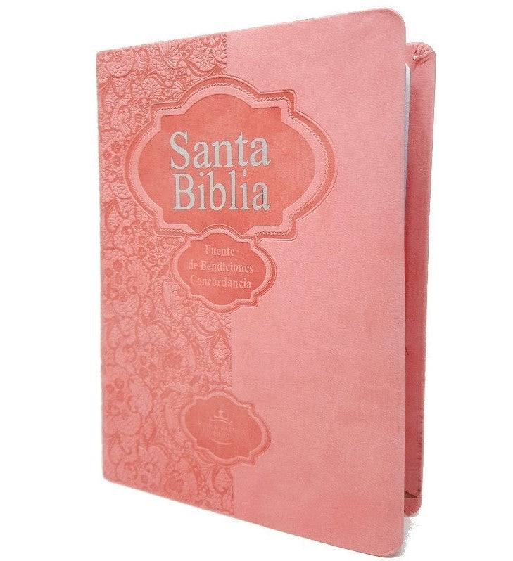 Biblia Chica Rosa Fuente de Bendiciones RVR60