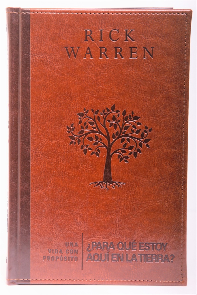 [HPV6787] Una Vida con Propósito ¿Para que Estoy Aquí en la Tierra? - Imitación piel, café